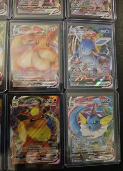 Eeveelution Vmax 9 Card Complete Set Pokemon Evolving Skies NM Umbreon Eevee - Image 4