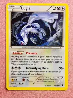 Lugia | 78/124 | XY Fates Collide | 2016 Pokemon Card TCG Rare | LP - Image 1