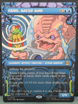 Krang Master Mind R 0230 SHOWCASE TMNT Teenage Mutant Ninja Turtles MTG NM Card - Image 1