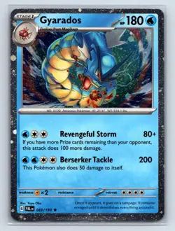 Gyarados Cosmic Holo Scarlet & Violet Promo Cards #043/193 Pokemon Card - NM - Image 1