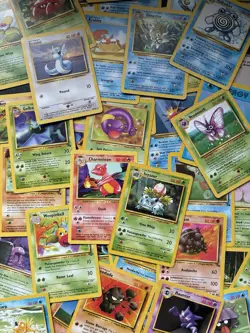 Vintage Pokemon Cards Bundle x 100 including base set 1999 WOTC - Image 3