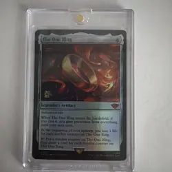 🔥 ONE RING🔥 foil 🔥sealed Prerelease 🔥gem mint🔥Lord of the Rings MtG - Image 1