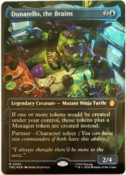 MTG Teenage Ninja Mutant Turtles Commander Donatello, the Brains Foil (Mythic) - Image 2