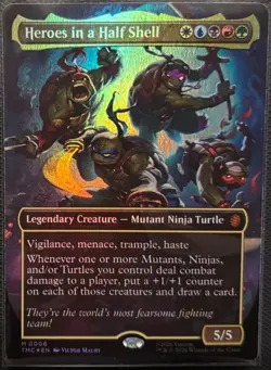 MTG Teenage Ninja Mutant Turtles Commander Heroes in a Half Shell Foil (Mythic) - Image 1