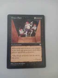 Grave Pact, Stronghold, black Rare MTG - Image 1