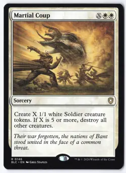 Martial Coup R Commander: Bloomburrow 146 NM - Image 1