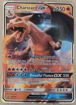 Glurak GX SM195 Black Star Promo Detective Pikachu Pokemon Karte Charizard - Image 1