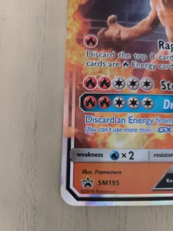Glurak GX SM195 Black Star Promo Detective Pikachu Pokemon Karte Charizard - Image 3