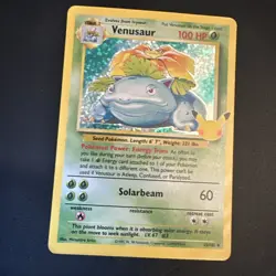 Pokemon TCG Venusaur Celebrations: Classic Collection 15/102 Holo Rare NM - Image 1