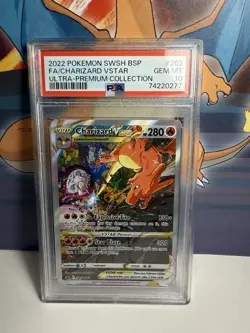 2022 Pokemon Charizard VSTAR #262 PSA 10 Gem Mint Ultra Premium Collection - Image 1
