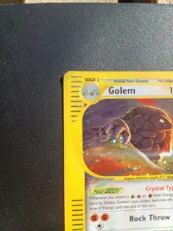 Pokemon ENG Crystal Golem Regular Holo Skyridge 148/144 No Charizard Aquapolis - Image 4
