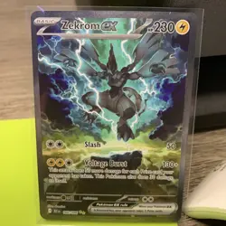 Pokemon TCG Zekrom Ex 166/086 NM/M - Black Bolt 2025 - Pack Fresh - Image 1