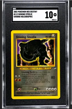 Shining Steelix SGC 10 GEM MINT 2002 Pokemon Neo Destiny 112 / 105 PSA CGC BGS - Image 1
