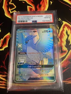 Pokemon 2019 Hidden Fates Shiny Vault Articuno GX SV54 Full Art Holo PSA 10 - Image 2