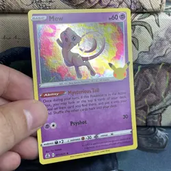 Mew Halo Rare 011/025 Pokemon Celebrations 25th NM - Image 3