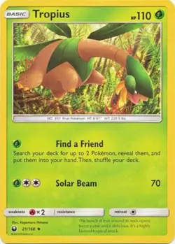 4X Tropius 21/168 S&M Celestial Storm Uncommon PERFECT MINT! Pokemon - Image 1