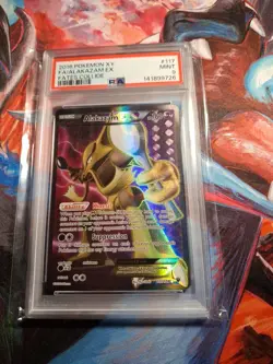 Alakazam EX 117/124 XY Fates Collide 2016 Full Art Pokemon Card TCG Psa 9 - Image 1