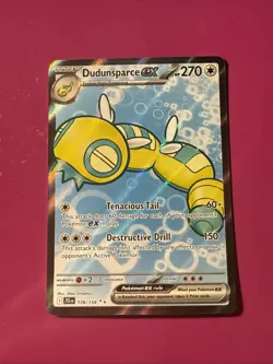 Dudunsparce EX 178/159 Full Art NM/M Journey Together Pokemon Card - Image 1