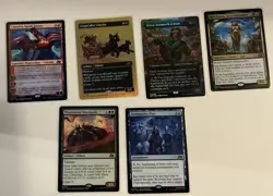 Magic the Gathering Aetherdrift lot of 6 cards NM Rare and Mythic - Image 1