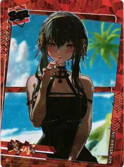 YOR FORGER SSR NO.WBSSR-026 Mysterious Surprise Goddess Story Anime Card - Image 1
