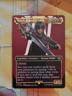 Lot of 7x Borderless Final Fantasy Cards - M/R - Foil and Reg - MTG NM - Image 5