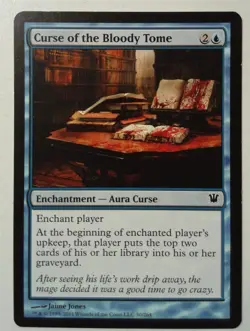 Curse of the Bloody Tome *Common* Magic MtG x1 Innistrad MP - Image 1