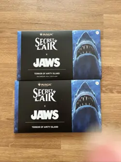2 Packs| MTG Secret Lair -JAWS Terror of Amity Island| Foil & Non Foil | Sealed - Image 1