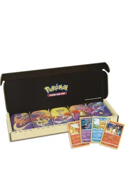 Pokemon TCG: Kanto Power Mini Tin 5-Pack Bundle Amazon Exclusive New Sealed - Image 1