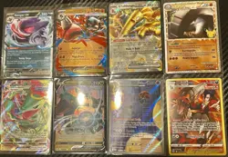 Pokemon EX VMAX V Holo Card Lot 8 Cards Gengar Mega Lucario Rayquaza - Image 1