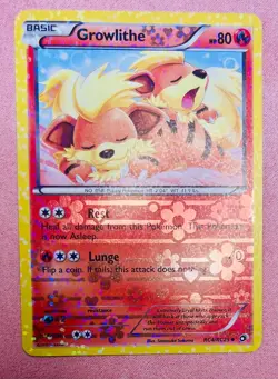 Growlithe | RC4/RC25 | Legendary Treasures | 2013 Pokemon Uncommon | Holo | LP - Image 1