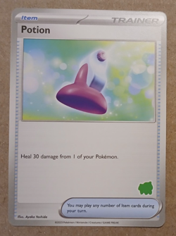 Potion Card My First Battle Pokemon Bulbasaur Stamped - Image 1