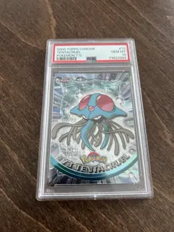 2000 TOPPS CHROME POKEMON T.V. #73 TENTACRUEL PSA 10 - Image 1