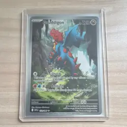 Pokemon Druddigon Sv: White Flare Illustration Rare Holo 151/086 Basic 120HP - Image 1