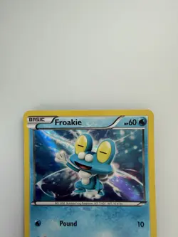Pokemon Froakie XY03 XY Holo Black star promo decent condition - Image 2
