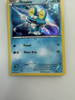 Pokemon Froakie XY03 XY Holo Black star promo decent condition - Image 4