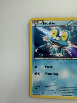 Pokemon Froakie XY03 XY Holo Black star promo decent condition - Image 5