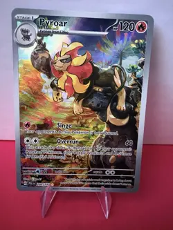 Pokemon Pyroar 200/193 Paldea Evolved Illustration Rare Full Art Holo 120HP - Image 1