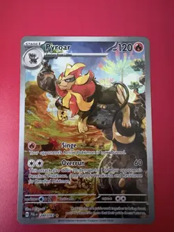 Pokemon Pyroar 200/193 Paldea Evolved Illustration Rare Full Art Holo 120HP - Image 3