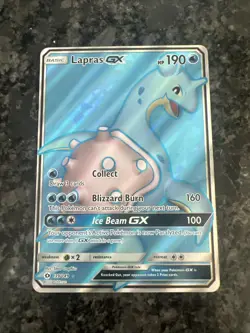Lapras GX (Full Art) 139/149 Sun & Moon SM Base Set Ultra Rare NM Pokemon Card - Image 1