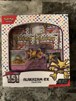 Pokemon Scarlet & Violet 151 Alakazam EX Collection Box New Factory Sealed 🔥 - Image 1