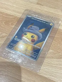 Pokemon TCG: Van Gogh Pikachu with Grey Felt Hat SVP 085 Promo Card - New Sealed - Image 2