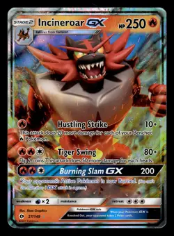 Incineroar GX 27/149 Ultra Rare SM Sun & Moon Pokemon Card - Image 1