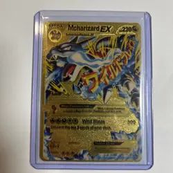 Pokemon Mega Charizard EX Gold Foil Card - Image 1
