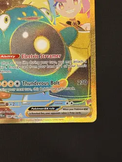 Pokemon TCG Ionos Bellibolt ex 188/159 Journey Together Gold Hyper Rare Card NM - Image 4