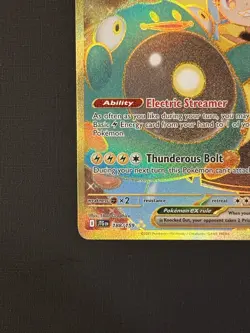 Pokemon TCG Ionos Bellibolt ex 188/159 Journey Together Gold Hyper Rare Card NM - Image 5
