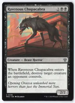 Ravenous Chupacabra U Commander: Murders at Karlov Manor 136 NM - Image 1