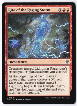 Rite of the Raging Storm U Commander: Murders at Karlov Manor 159 NM - Image 1