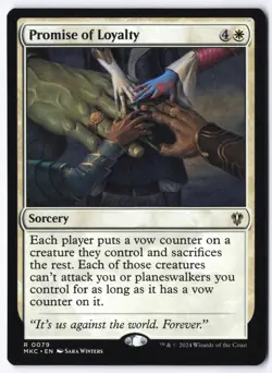 Promise of Loyalty R Commander: Murders at Karlov Manor 79 NM - Image 1