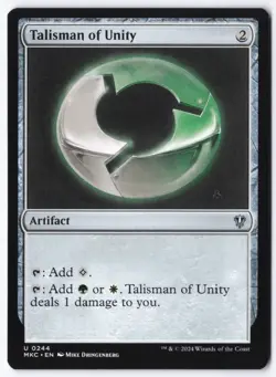 Talisman of Unity U Commander: Murders at Karlov Manor 244 NM - Image 1