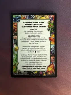 Misunderstood Trapeze Elf MTG Sticker Unfinity - Image 2